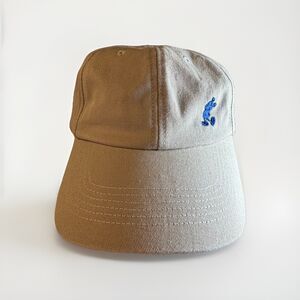 Mickey Mouse Disney Parks Strapback Adjustable Hat Cap Dad Beige Blue Mouse